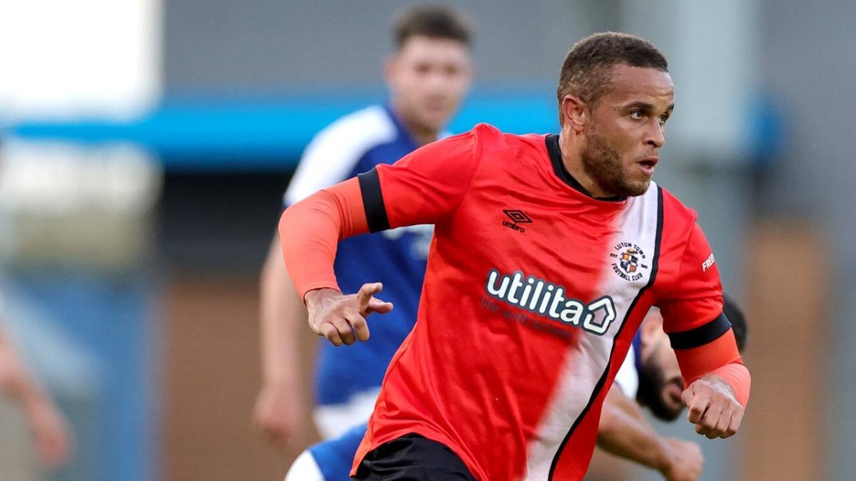 Luton forward Carlton Morris